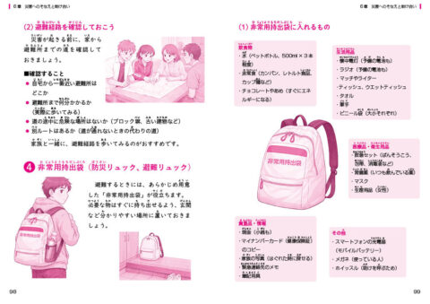 ひとりだちするための保健ページ見本98-99